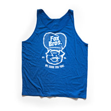 Chef Pig Racer Back Women's Fit Tank, Blue