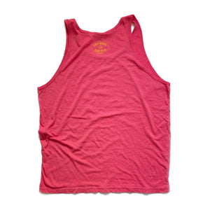 Chef Pig Racer Back Women's Fit Tank, Red